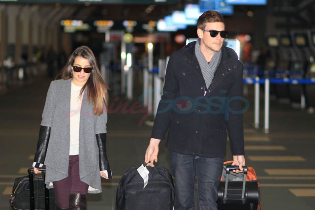 Cory Monteith and Lea Michele spend Thanksgiving in Vancouver